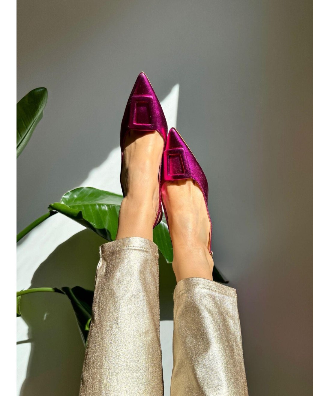 Daniela Vega Zapatos Planos Fucsia Sandalias Para Mujer DANIELA